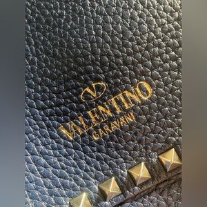 Valentino Rockstud Medium Navy Tote